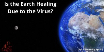 the earth healing due to the virus