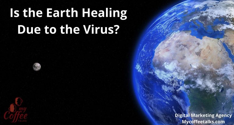 the earth healing due to the virus